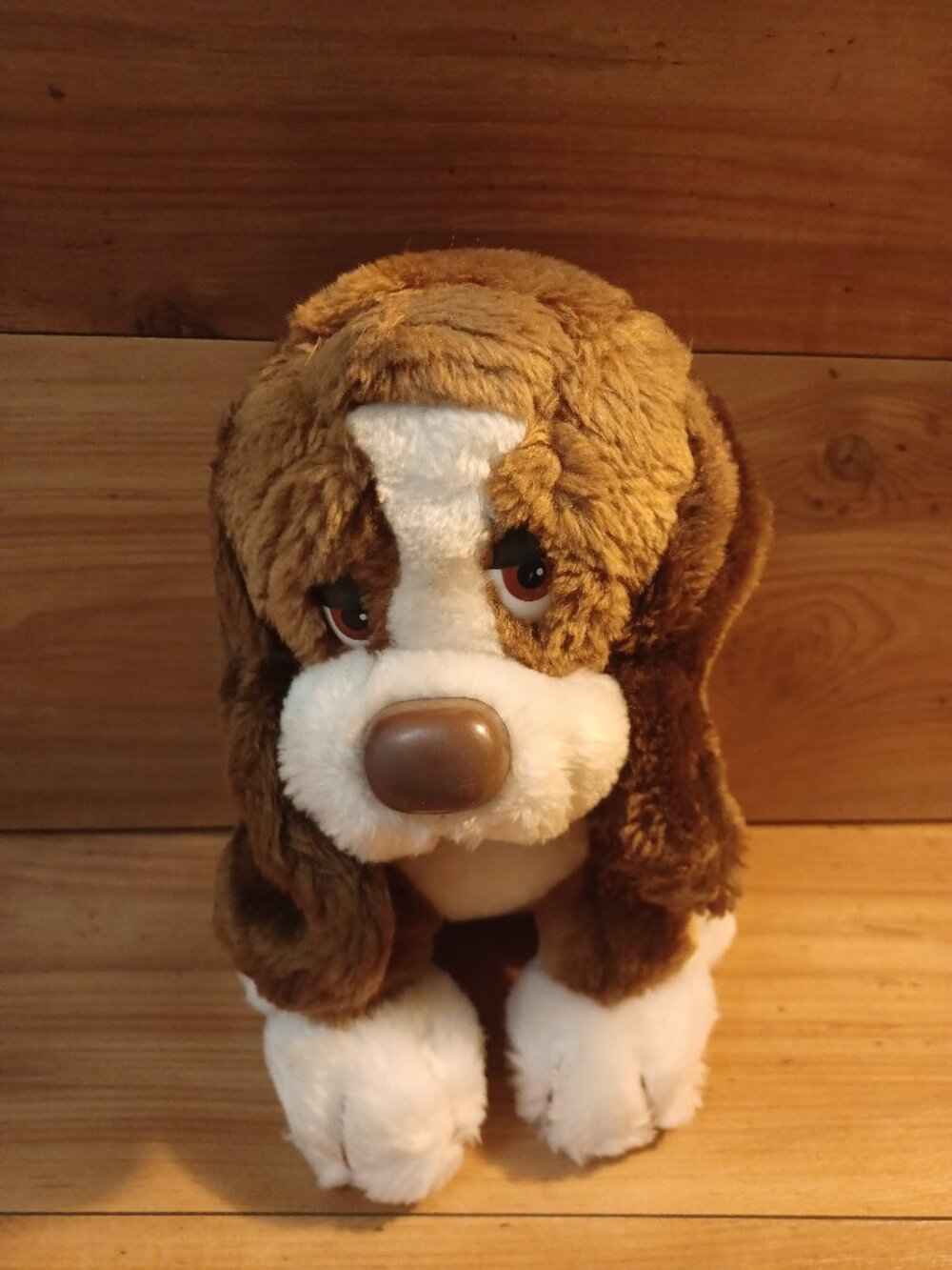 Vintage Boxter The Bashful Basset Hound Plush Dog, Russ Berrie